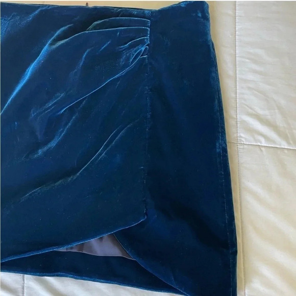 10 Crosby Derek Lam velour drape mini skirt - Picture 8 of 13